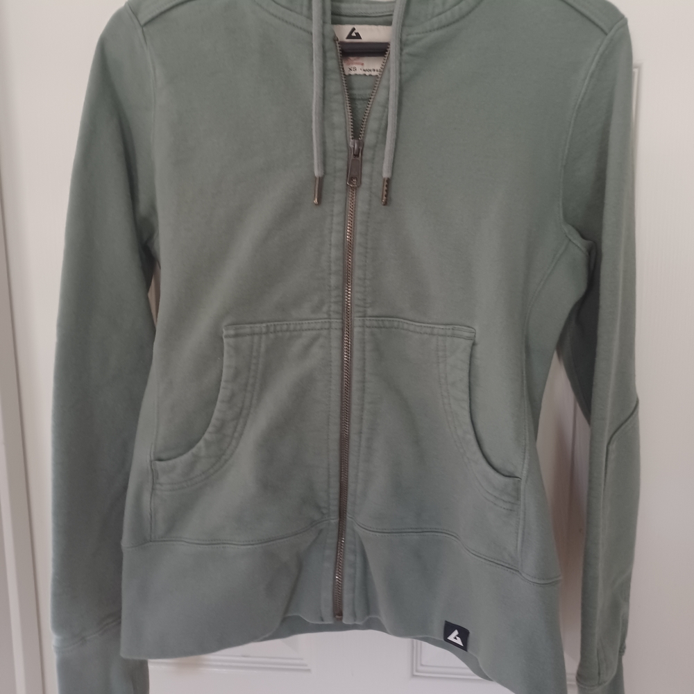 American Giant Women's Green Hoodie Sweater